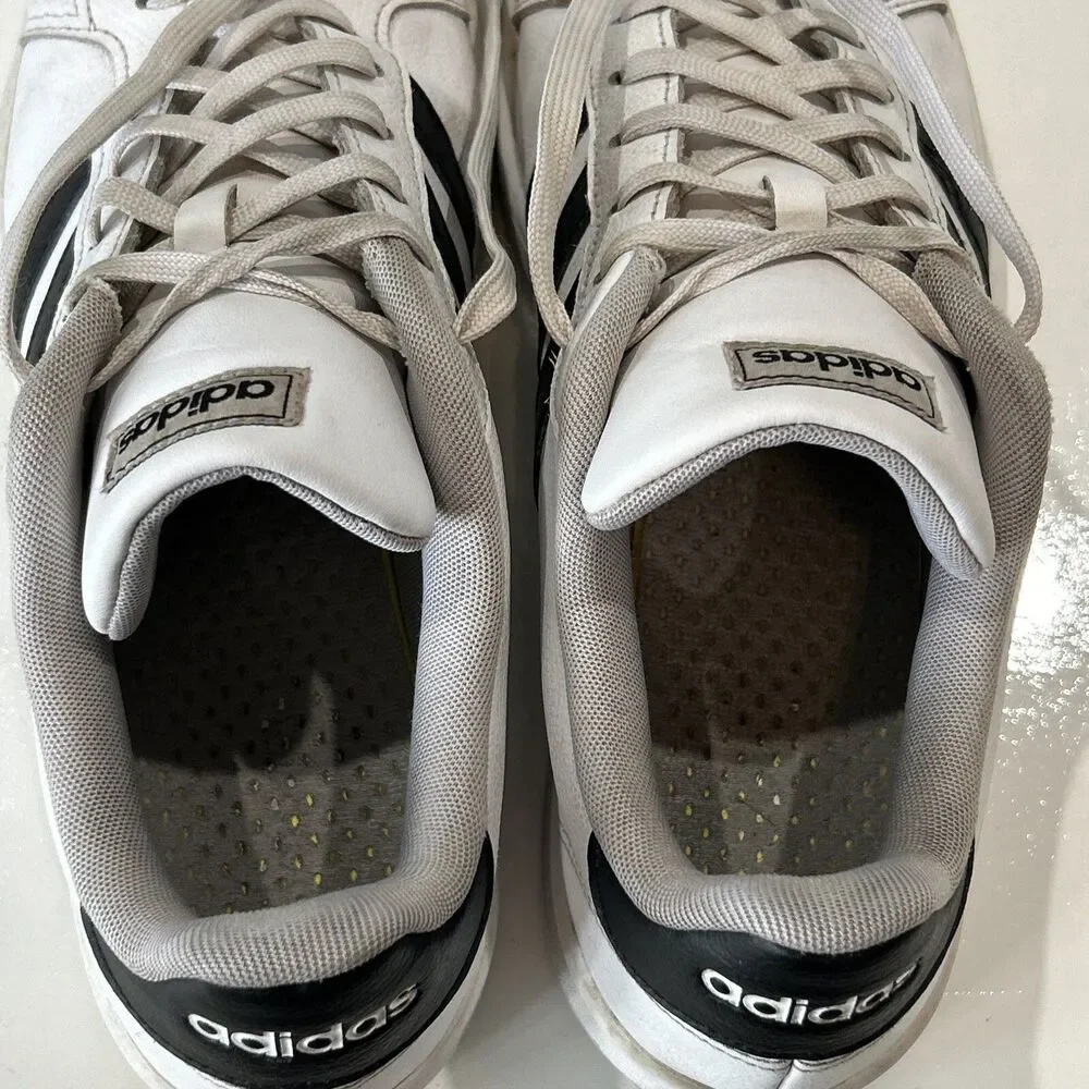 Adidas Mens Grand Court F36392 White Casual Shoes Sneakers Size 12